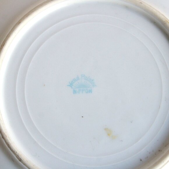 Vintage 1900 Plate, Rising Sun Japanese Nippon Noritake Bread Plate, 6.25 Inch - Picture 4 of 10